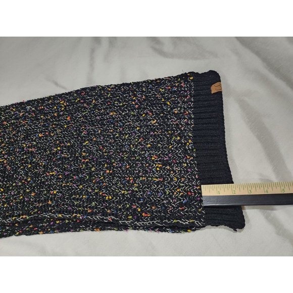 CC Exclusive Womens Wrap Shawl Scarf Long Black Multicolored Soft - Picture 8 of 9